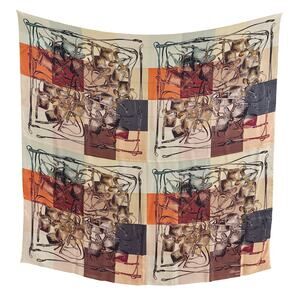 Hermès Brides Rebelles XL 140 silk scarf shawl